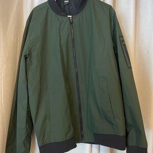 Men's Green Bomber Jacket